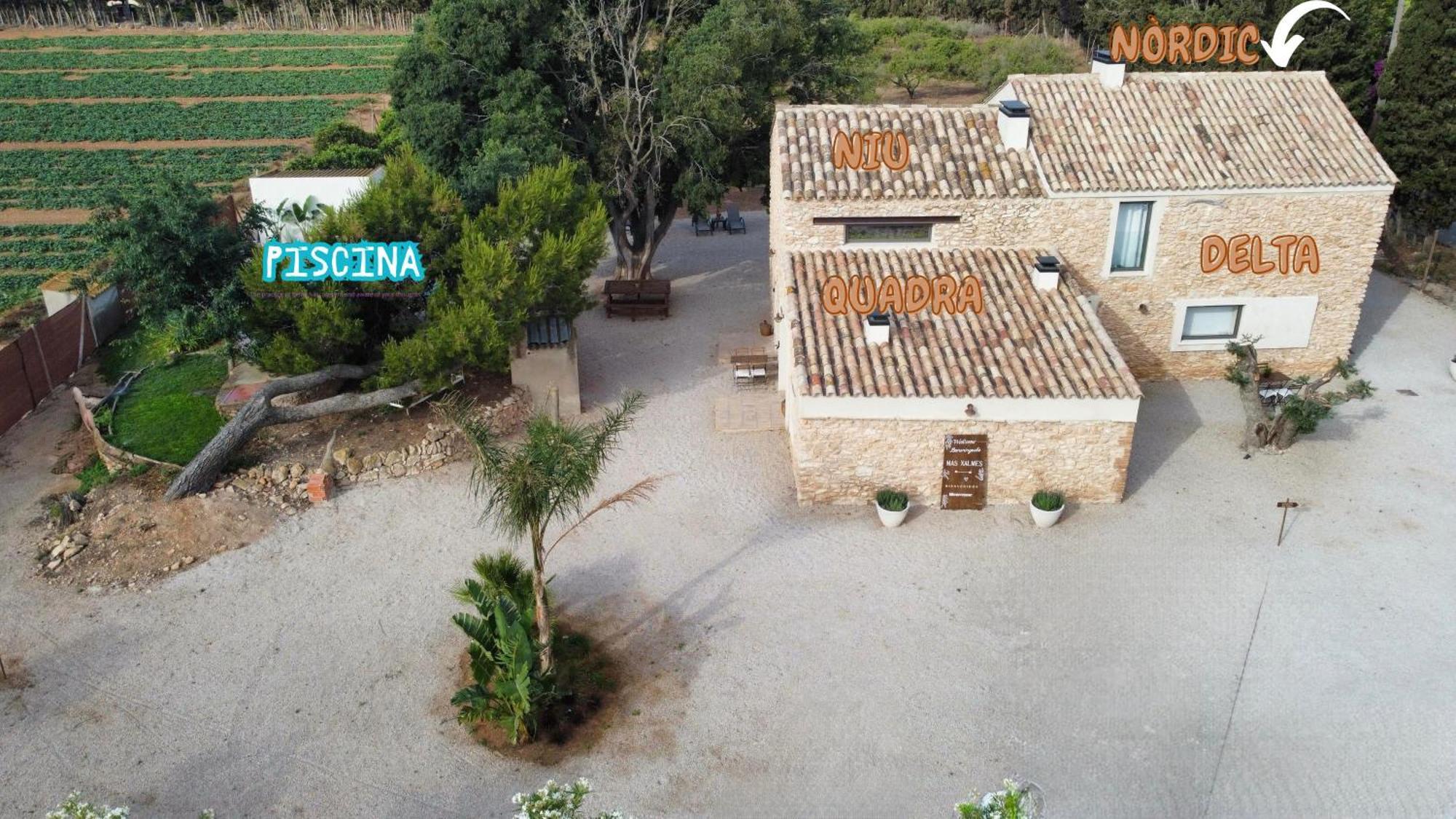 Mas Xalmes Villa Camarles Ngoại thất bức ảnh